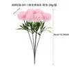 Flores para Decoración del Hogar, Flores Artificiales para Bodas, Dientes de León, Jacinto, Flores de Plástico, Flores Falsas para Arreglos, Hortensias, Crisantemos Ping Pong