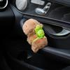 Muñeco de Coche Creativo Capibara Anillo a Presión Adornos Decoración Interior de Coche Capibara Buda Felpa Muñeco Consola Central