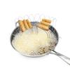 Suporte para Mergulhar Óleo de Aço Inoxidável Suporte Semi-circular para Armazenamento de Fritura Gotejador de Óleo Filtro de Óleo Suporte Anti-queimadura com Isolamento Térmico Suporte para Cozinhar no Vapor Queen Wok