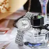 Reloj Nuevo de Mujer Más Vendido Transfronterizo, Serie Mariposa, Moderno, Versátil, Elegante, Lleno de Diamantes, Reloj de Cuarzo para Mujer