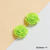 Accesorios de resina de rosas de colores simulados, pegamento en crema, horquilla para el cabello hecha a mano, material de parche de joyería
