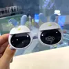 Orejas de Conejo Silicona Suave Gafas de Sol Polarizadas para Niños Gafas de Conejita HD Gafas de Dibujos Animados Lindas
