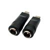 Adaptador de CC hembra 5.5*2.1 a USB macho miniUSB/microUSB Adaptador 5521 hembra a USB Mini/mick