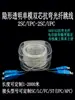 Cables de parche de fibra óptica de doble núcleo, monomodo, transparentes y de bajo perfil SC/FC/LC/ST, diseñados para resistencia a la flexión, grado de telecomunicaciones y aplicaciones de cableado interior