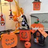 Luz de Ambiente para Fiesta Escena de Calabaza de Halloween Luz de Noche de Madera Luminosa Decoración de Atrezo para Fotos