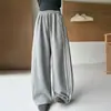 Calças casuais de outono para meninas mais velhas, novas roupas infantis de primavera e outono, calças de moletom esportivas para meninas, soltas e versáteis, estilosas e da moda