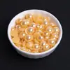 Perlas de Semicírculo de Fondo Plano de 2-14 mm Perlas de Imitación ABS Accesorios para Joyería DIY Pegamento Cremoso Funda para Teléfono