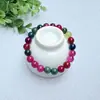 Pulseras de ágata con patrón de dragón de turmalina al por mayor para hombres y mujeres, suministro para transmisiones en vivo, collares y pulseras modelo de puesto callejero de 10 yuanes