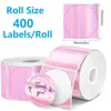 Papel térmico para etiquetas redondas láser transfronterizo 2 pulgadas/400 hojas autoadhesivo plateado holográfico papel térmico láser para impresión