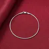 Pulsera de Cadena Hueso de Serpiente Octagonal de Plata de Ley S925 Pulsera Sencilla de Amantes de Lujo Ligero Pulsera Lisa de Plata Pulsera de Personalidad de Moda para Hombres y Mujeres