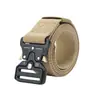 Cinturón Táctico Casual para Hombre Cinturón de Entrenamiento Militar Hebilla de Aleación de Nylon Lona Exterior Hebilla Automática Cinturón para Hombres y Mujeres