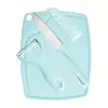 Rallador de Melón al por Mayor Cuchillo para Fruta Tabla de Cortar Set para Suplemento Alimenticio Infantil Cuchillo para Fruta de Acero Inoxidable Set de Tres Piezas Fabricante