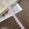 Adorno de Encaje Hueco Estilo Chanel de 2.5 cm Cinta de Organza Iridiscente Accesorios para Manualidades Accesorios para el Cabello Dobladillo de Falda de Cinta Accesorios para Ropa