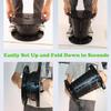 Inodoro portátil plegable para exteriores transfronterizo, inodoro móvil de plástico para acampar en coche, para adultos, niños y ancianos.