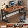 Escritorio de Madera Maciza para Computadora, Escritorio de Oficina de Escritorio, Mesa Larga, Escritorio Simple, Escritorio para Estudiante en Casa, Dormitorio, Gaming, Banco de Trabajo