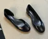 Zapatos Planos para Mujer Chuyuji Estilo Retro Francés Rojo Poco Profundos Slip-On Moda Versátil Punta Redonda