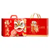 Año del Caballo Año Nuevo Chino Caja de Mano Personalizada Snacks de Nueces Comida Cocinada Asa Caja de Regalo Personalizada 2026 Caja Roja Vacía