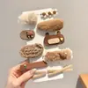 Presilhas de Cabelo Infantis com Toque de Luxo, Presilhas Exclusivas para Mechas Laterais, Novas Presilhas de Cabelo com Laço para Meninas Pequenas, Presilhas para a Parte de Trás da Cabeça, Acessórios de Cabelo
