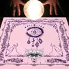 Mantel de Tarot Tela Esterilla Tarjeta de Tarot Fase Lunar Sol Árbol de la Vida Mantel de Terciopelo