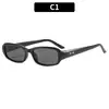 Gafas de Sol Retro de Moda con Montura Pequeña Personalizadas Protección Solar Estilo Celebridad de Internet Xiaohongshu Gafas de Sol Spicy Girl