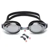 Gafas de Natación para Adultos Amazon Galvanizadas Alta Definición Impermeables Antivaho Silicona Fabricante de Gafas de Natación Venta al por Mayor Gran Angular Antivaho Alta Definición