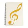 Carpeta de Música A4 No Reflectante, Carpeta de Inserción No Reflectante para Partituras, Libro de Partituras de Piano, Almacenamiento de Notas