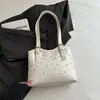 Bolsa Tote Casual de Grande Capacidade 2026 Novo Estilo de Verão Transversal para o Trabalho Estampada Versátil Bolsa de Ombro Moderna Bolsa de Braço