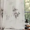 Cortinas de Gasa de Bambú Estilo Chino Cortinas de Pantalla para Ventana Impermeables a la Luz para Sala de Té Estudio Oficina Sala de Estar Estilo Chino Estética Estilo Song