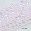 Dongzhou Crystal 8mm Rhinestones Transparentes Cuadrados con Base Puntiaguda Accesorios Cristal Súper Brillante para Uñas Rhinestones Sueltos Rhinestones al por Mayor