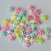Cuentas redondas corazón de melocotón estrella de cinco puntas color perla de imitación accesorios para ropa y cabello material de bricolaje accesorios para joyería hecha a mano cuentas sueltas