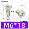 Tornillos Autoperforantes Phillips de Cabeza Avellanada Hexagonal Externa de Acero Inoxidable 304 M3~M8 Estándar Nacional Gb9456 Tornillos Autoperforantes Phillips Hexagonales