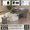 Cama de Champú Terapéutica para la Cabeza de Fibra de Vidrio al por Mayor para Exportación Transfronteriza, Cama Integrada Especializada con Circulación de Agua, Vaporización y Masaje para Salones de Belleza