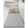 Tapete de Piso para Cozinha Antiderrapante à Prova de Óleo para Casa Lavável Sem Lavar Entrada Resistente à Sujeira Diatomita Tapete para Banheiro Vaso Sanitário