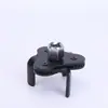 Llave de Filtro de Aceite Negra Multiusos Cadena Antideslizante Desmontaje de Filtro de Aceite Herramienta de Extracción de Rejillas Planas de Tres Garras para Filtro