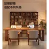 Mesa, mesa longa para uso doméstico, adequada para sala de estar, quarto, escritório, leitura de estudante e trabalho