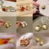 Pendientes Versátiles de Alta Gama Estilo Coreano, Pendientes de Clip de Moda de Lujo Ligero de Nicho, Pendientes de Diseño Exquisito al por Mayor