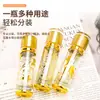 Nueva Botella de Vidrio para Perfume Electrochapada, Botella con Atomizador de Presión, Botella Vacía Portátil Estampada en Oro, Botella para Aceites Esenciales, Botella Vacía de Alta Gama