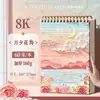 Cuaderno de bocetos en blanco A4 para niños, libro de imágenes, grosor doble, espiral doble, papel de dibujo para jardín de infantes, libro de arte para pintar, estudiantes de primaria