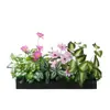 Hc-Cd3 Arreglo de Macetero de Flores de Planta Verde Simulada Combinación de Partición de Plantas Decoración de Paisajismo con Flores Artificiales Flores Falsas