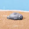 Adornos de Micro Paisajismo Focas Marinas Artificiales, Focas, Animales Pequeños, Resina Creativa para Montar en Coche, Manualidad DIY, Accesorios Decorativos