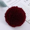 Bola de peluche de poliéster, accesorios de bricolaje, sombrero, bola de lana hecha a mano, bola de lana de cereza, bola de lana DIY, venta al por mayor