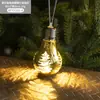 Bolas de Navidad de Plástico Más Vendidas Transfronterizas Colgantes Luminosos para Árbol de Navidad Colgantes de Bola Decorativos Electroplateados con Bombilla Colgantes de Bola