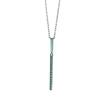 Estilo coreano frio estilo nicho design sentido all-match simples diamante completo um personagem ouro vara ouro rod colar mulheres cyber celebridade