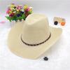 Sombrero para Hombre de Comercio Exterior para Viajes al Aire Libre, Sombrilla, Protección Solar, Sombrero de Pescador, Transpirable, Versátil, Sombrero de Tela Vaquera Tejida con Ala Ancha