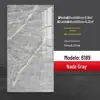 Papel de Parede de Placa de Alumínio-Plástico Autoadesivo Impermeável e à Prova de Umidade Decoração de Parede Cozinha Banheiro À Prova de Óleo e Adesivos de Azulejo Mármore