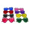 Óculos de Sol com Coração de Diamante Feitos à Mão de Nova Coleção Transfronteiriça Óculos de Sol Óculos de Sol para Festa Moda Feminina Óculos de Coração Pêssego