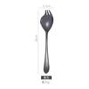 Tenedor Cuchara para Ensalada Acero Inoxidable 304 Tenedor Cuchara Cuchara de una pieza Cuchara Creativa para Ensalada Tenedor Tenedor para Fruta Tenedor para Ensalada Tenedor Cuchara de doble uso