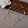 Placket metálico retro transfronterizo 100 mm pasador creativo en forma de ola anillo de contrapresión accesorios chapados a mano diy