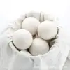 Suministro 7cm 7.5cm tres bolsas bola de fieltro de lana bola de lana blanca bola secadora secado en stock