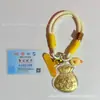 Shuibeiguo Moda Oro Puro 999 Bolsa de la Suerte de la Prosperidad Llavero Cadena para Teléfono Colgante Creativo Regalo de Negocios Al por Mayor